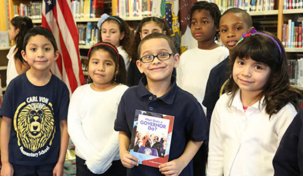  Governor Quinn Visits Carl Von Linné Elementary School to Discuss Comprehensive Tax Reform Plan to Properly Fund Schools