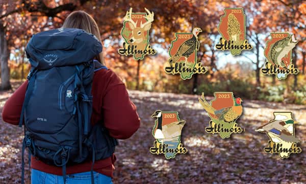 2023 Illinois Conservation Foundation Pins are Now Available!