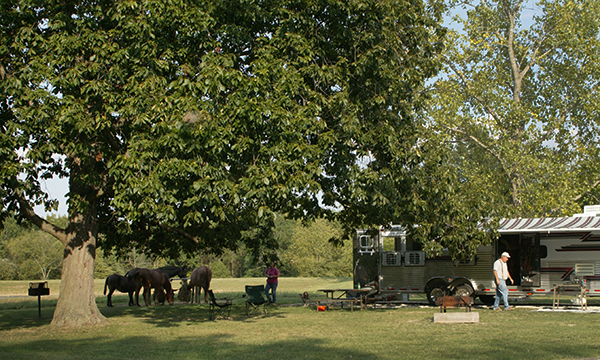 Equestrian campground