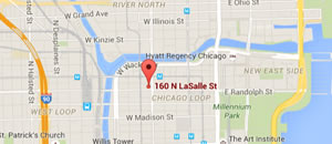 160 N. LaSalle Street Map